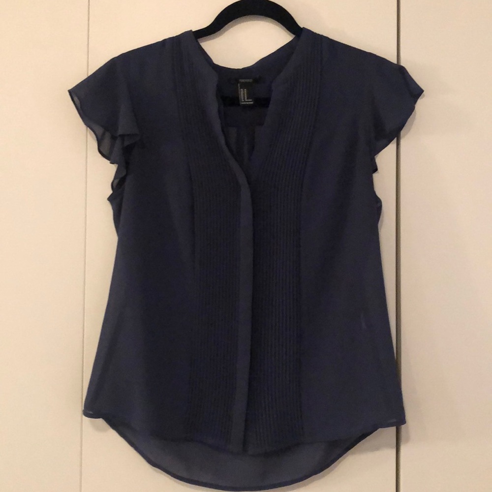 Forever 21 navy blue top - Size M